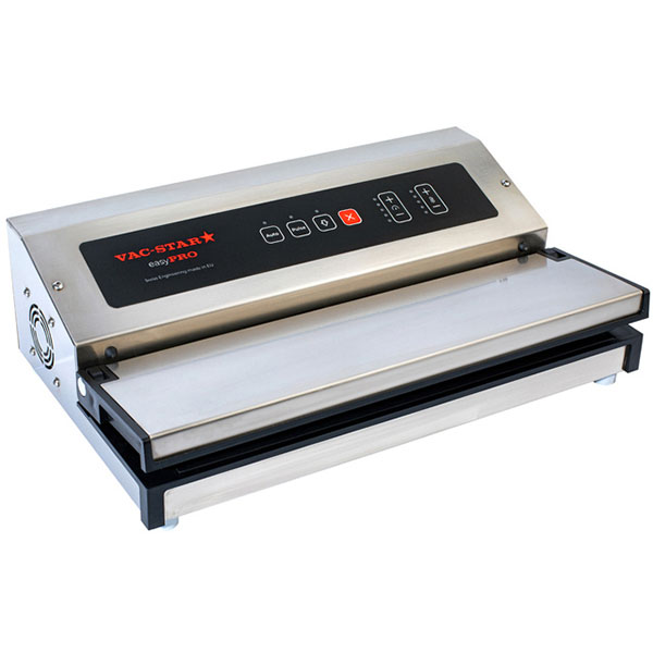 Упаковщик вакуумный «Easy Pro» бескамерный;сталь нерж.;,H=12,7,L=41,7,B=25,3см;300вт;стальной