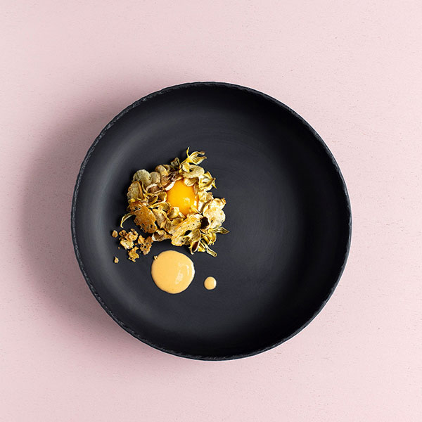 Тарелка глубокая «Базальт»;керамика;D=270,H=55мм;черный