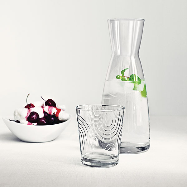 Кувшин «Эпсилон» без ручки;стекло;285мл;D=68,H=168мм;прозр.