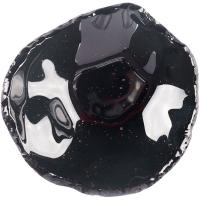 Салатник «Космос»;стекло;D=13см;черный