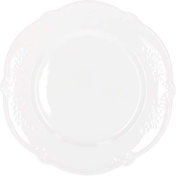 Тарелка «Поэма Флауэр» мелкая;фарфор;D=27,H=2см;белый
