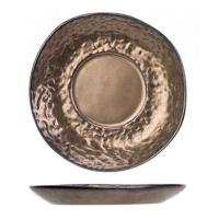 Блюдце «Коперник»;керамика;D=11,H=1см;медный
