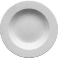 Тарелка глубокая «Монако Вайт»;фарфор;300мл;D=220,H=35мм;белый