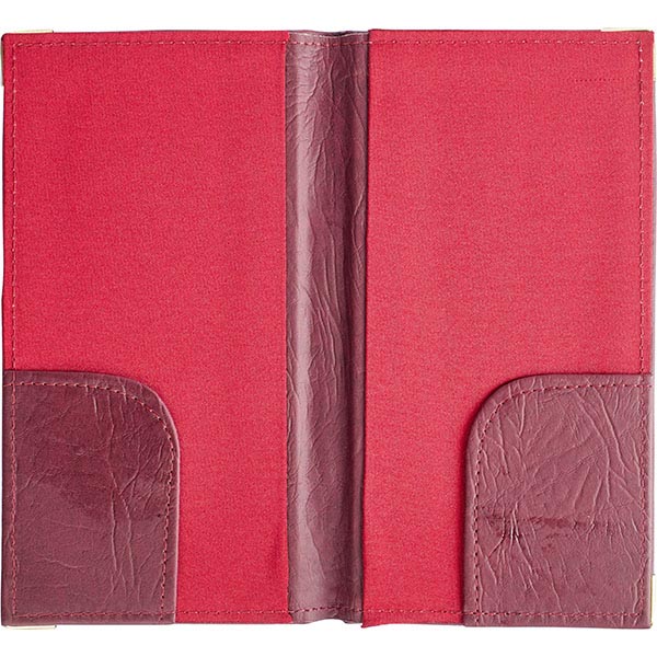 Папка для счетов;кожезам.;,L=22,B=12см;бордо
