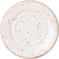 Блюдце «Пунто Бьянка»;фарфор;D=98мм;белый,черный