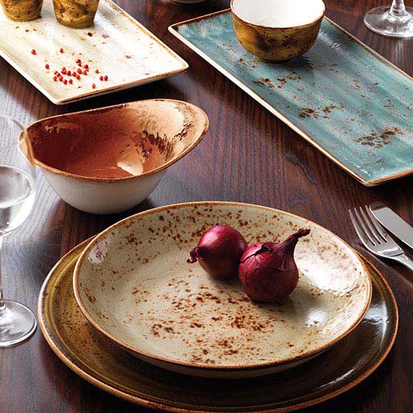 Салатник «Крафт Терракота»;фарфор;125мл;,H=55,L=130,B=95мм;терракот