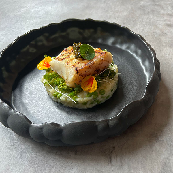 Тарелка «Ро Дизайн Бай Кевала» с бортом;керамика;D=245,H=55мм;черный