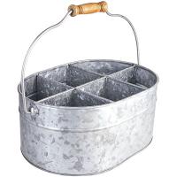 Емкость для закусок 6 ячеек;дерево;,H=13,L=30,B=21см