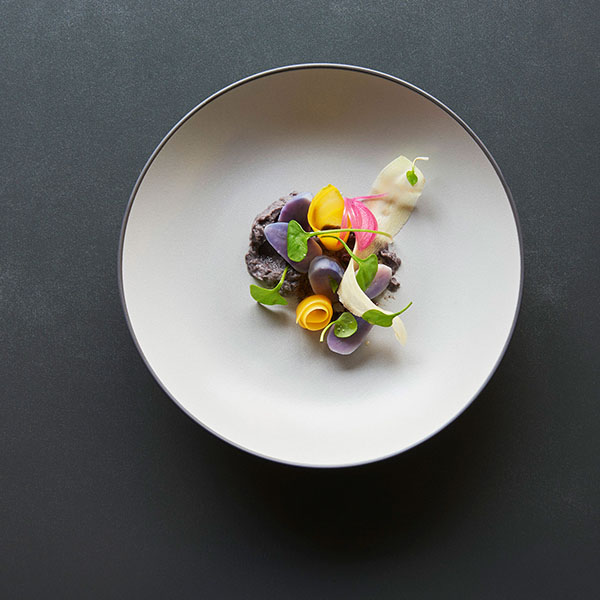 Салатник «Экинокс»;керамика;1,3л;D=27,H=5см;серый