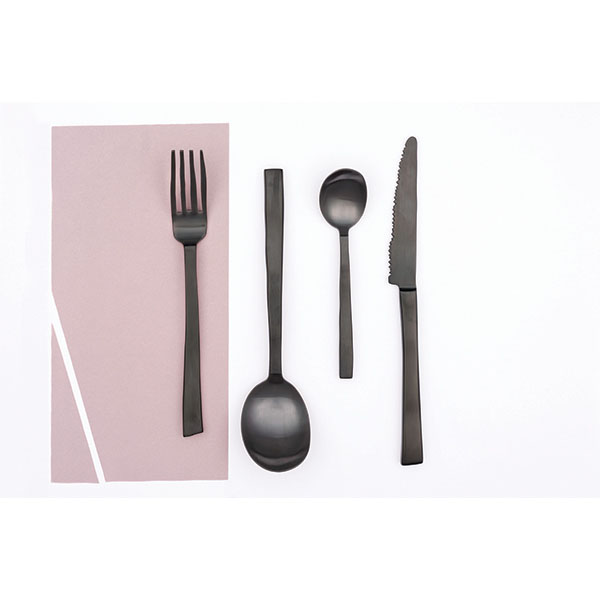 Вилка столовая «Маартен Баас»;сталь нерж.;черный