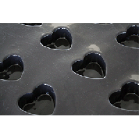 Форма кондитерская «Сердце»;силикон,стеклопласт.;,H=35,L=66,B=62мм