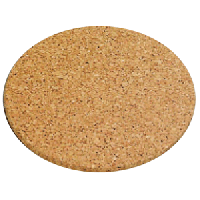 Подставка под горячее;пробка натур.;D=26см;коричнев.
