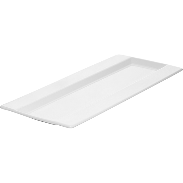 Блюдо «Фрейм» прямоугольное;фарфор;,L=35,5,B=15,3см;белый