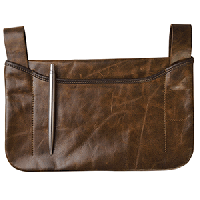 Сумка официанта на ремень;кожа;,L=26,B=15,5см;коричнев.