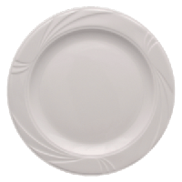 Тарелка «Аркадия» мелкая;фарфор;D=21,H=2см;белый