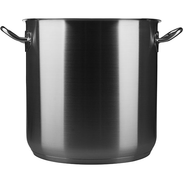 Кастрюля-котел б/крышки;сталь нерж.;21л;D=30,H=30см;металлич.