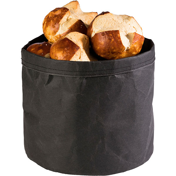 Корзина для хлеба;ткань;D=24,H=24см;черный