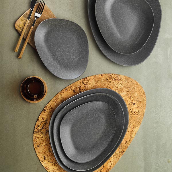 Салатник «Гэлэкси»;фарфор;0,86л;D=250,H=51мм;граф.,матовый