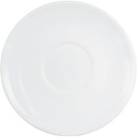 Блюдце «Эволюшнс Уайт» для N9349;стекло;D=140,H=17мм;белый