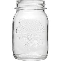 Банка «Кватро Стаджони» круглая без крышки;стекло;0,5л;D=92,H=136мм;прозр.