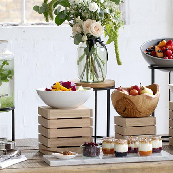 Салатник;дер. олива;D=28,H=18см;св. дерево