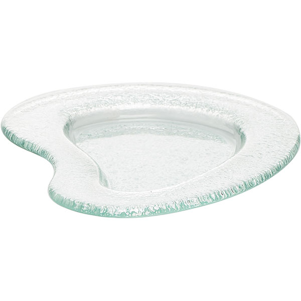 Тарелка «Амеба»;стекло;,H=15,L=190,B=150мм;прозр.