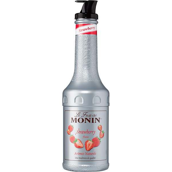 Основа для напитков «Клубника» Monin ягодная;пластик;1л;D=91,H=280мм