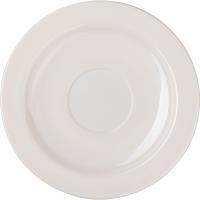 Блюдце «Конвивио»;стекло;D=15см;бежев.