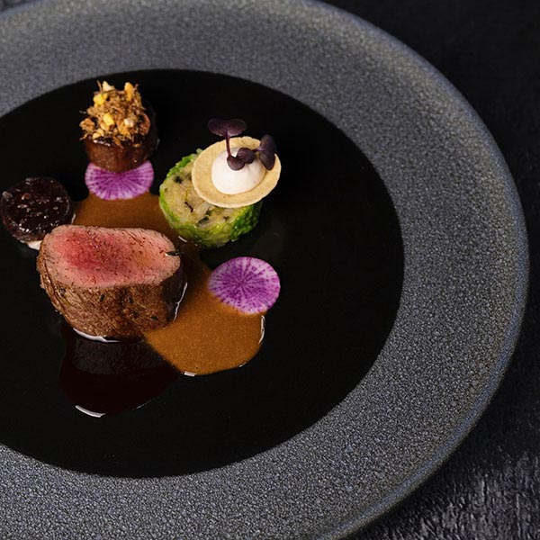 Тарелка «Ро Дизайн Бай Кевала»;керамика;D=28см;черный