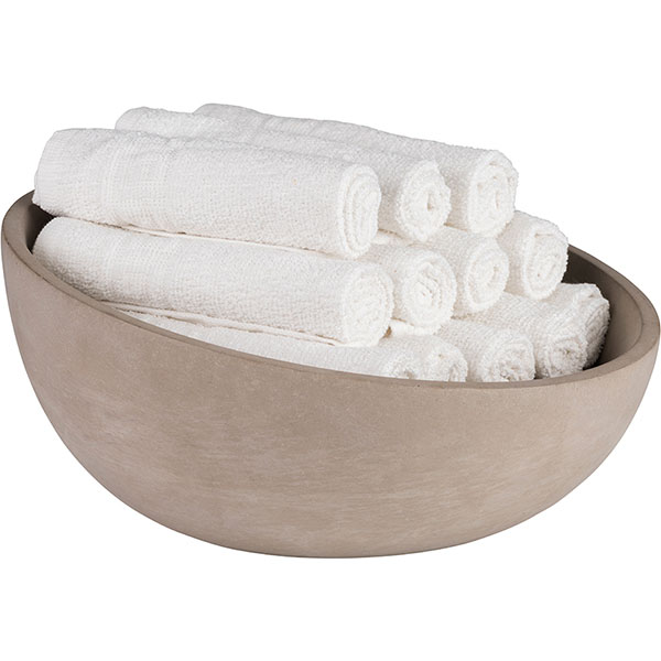 Салатник «Элемент»;бетон;2,5л;D=295,H=85мм;серый