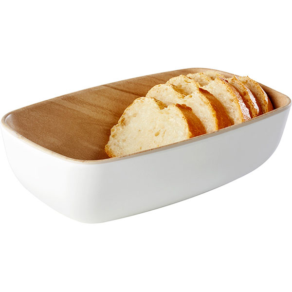 Салатник;пластик;0,5л;,H=55,L=176,B=108мм;белый,бежев.