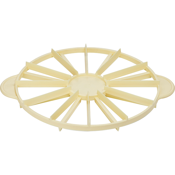 Делитель для торта на 8-12 кусков;полипроп.;D=265,H=25мм;желт.