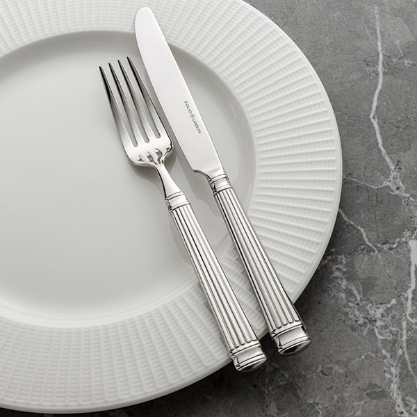 Нож столовый «Кэролин»;сталь нерж.;,L=23,8см;металлич.