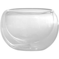 Салатник двойные стенки;стекло;D=8,H=5см;прозр.