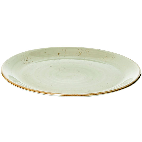Тарелка «Крафт Грин» мелкая;фарфор;D=30,H=2см;зелен.