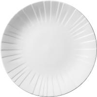 Тарелка «Алина» мелкая;фарфор;D=28см;белый