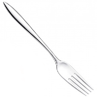 Вилка десертная «Романино»;сталь нерж.;,L=18,7см;металлич.
