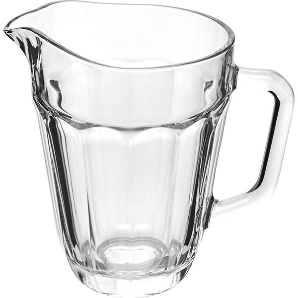 Кувшин «Касабланка»;стекло;1,35л;D=80,H=201,L=160,B=5мм;прозр. Кувшин «Касабланка»;стекло;1,35л;D=80,H=201,L=160,B=5мм;прозр.