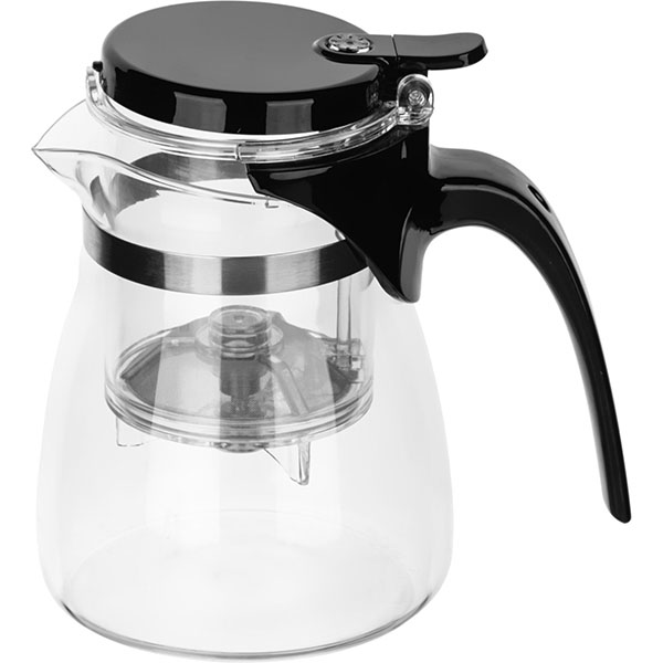 Чайник заварочный «Гунфу» с фильтром;термост.стекло,поликарбонат;0,6л;D=10,H=14,5,L=14см;прозр. Чайник заварочный «Гунфу» с фильтром;термост.стекло,поликарбонат;0,6л;D=10,H=14,5,L=14см;прозр.