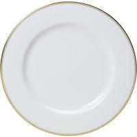 Тарелка «Беништ Голд»;кост.фарф.;D=30см;белый,золотой