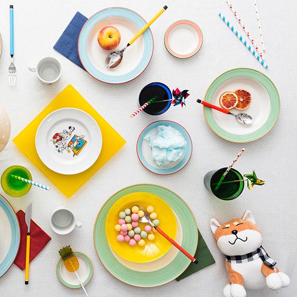 Блюдце «Рио Пинк» для масла;фарфор;D=11,H=2см;белый,розов.