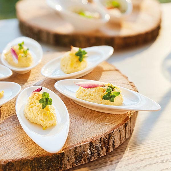 Блюдо для комплимента «Аппетайзер»;фарфор;20мл;D=140,H=15мм;белый