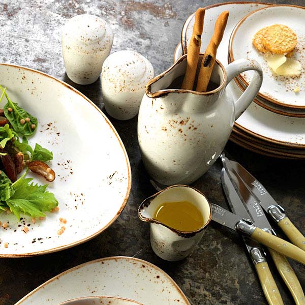 Нож для стейка;сталь нерж.,пластик;,L=11/23см;металлич.,белый