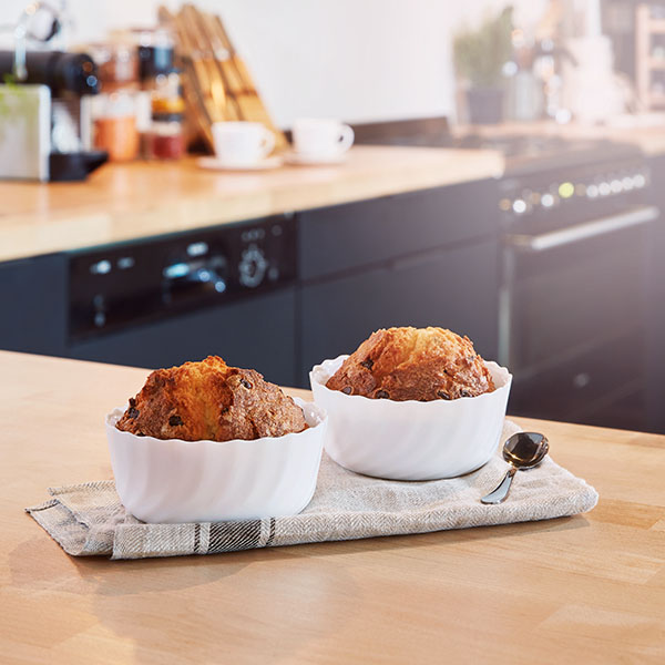 Соусник «Смарт Кюзин» жаропрочн. 250°С;стекло;D=12см;белый