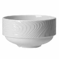 Чашка бульонная «Оптик»;фарфор;290мл;D=10,H=6см;белый