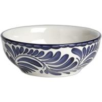 Салатник «Пуэбла Блю»;фарфор;340мл;D=13,H=5см;белый,синий