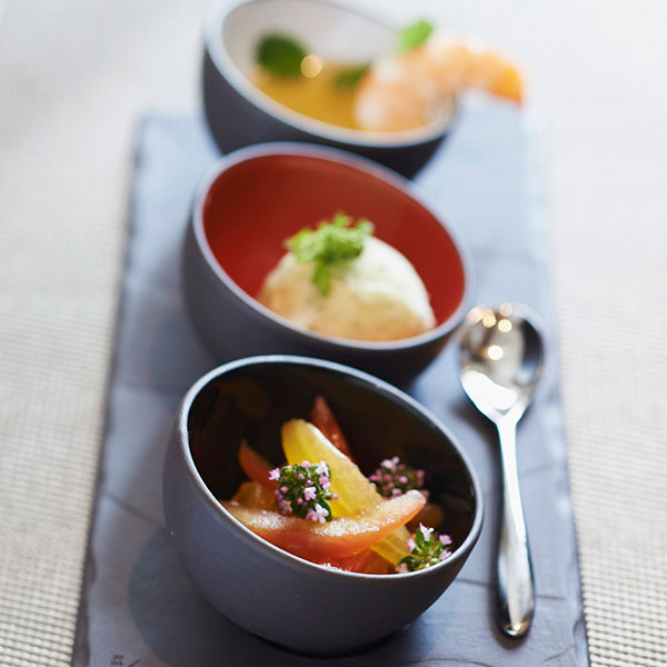 Салатник для комплимента;керамика;30мл;D=70,H=55мм;черный,белый