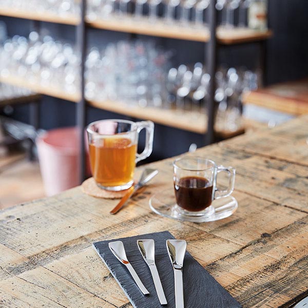 Ложка для холодного чая «Волюто»;сталь нерж.;,L=20,B=2см;стальной