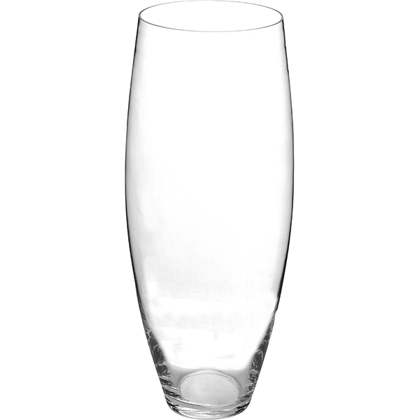 Ваза для цветов;стекло;D=17,H=50см;прозр.