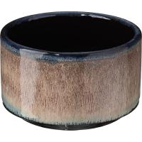 Сахарница без крышки «Пати»;фарфор;350мл;,H=65,B=100мм;серый,синий